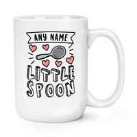 Personalisiert Klein LöFfel 426Ml Groß Becher Tasse Liebe Weiß Ehefrau Freundin
