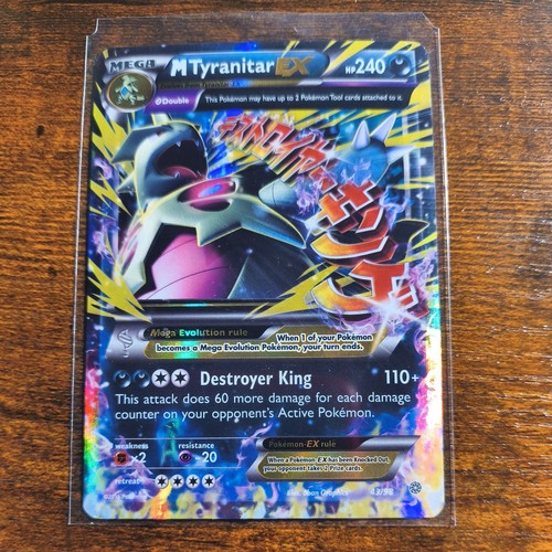 Pokémon Mega M Tyranitar EX XY Ancient Origins Holo Card 43/98