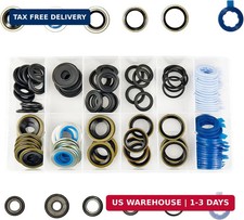 100 PCS 12 Types Oil Drain Plug Gasket,Rubber Oil Drain Plug Gasket Assortment K