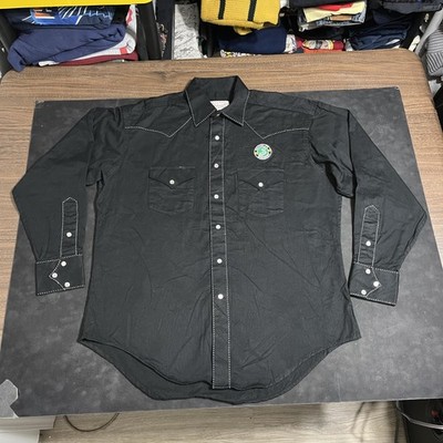 Rockmount Ranch Wear Shirt Vintage Hops Buds Western Snap Brooklyn Brewery Hops