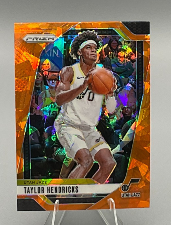 2024-25 Panini Prizm - [Orange] - Basketball Prizm #32- Taylor Hendricks