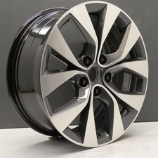 RENAULT CAPTUR 17" GREY DIAMOND CUT ALLOY WHEEL RIM GENUINE 403002540R X1