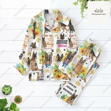 German Shepherd Pajamas Set, German Shepherd Pajamas Family, German Shepherd Lov