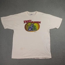 Vintage Rat Fink Shirt Mens XL White Ed Big Daddy Roth Rat Power Graphic 90s