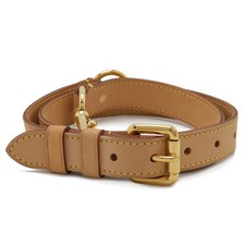 LOUIS VUITTON Shoulder strap tanned leather adjustable strap only for Keepall Ba