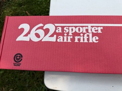 Crosman Air Rifle Model 262 A Sporter, New In Box, New Old Stock