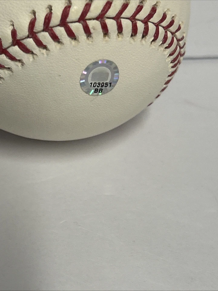 Tony Gwynn Autographed ROML Baseball Hall Of Fame Logo MLB & Ironclad Holograms - Image 4 of 4