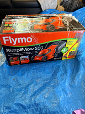 Flymo SimpliMow 300 Corded Electric Push Lawn Mower with Grass Trimmer
