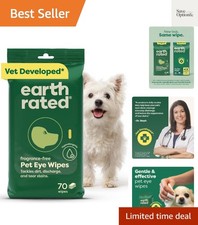 Vet-Developed Dog Eye Wipes, Hypoallergenic Pet Wipes for Dogs  Cats to Remo...