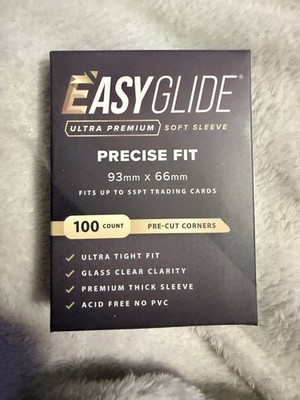 Shellz Easy Glide Precise Fit 100 Soft Penny Sleeves Cut Corner