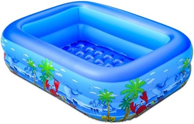 Inflatable Kiddie Swimming Pool for Adults and Kids, Blow Up Pool for Backyard