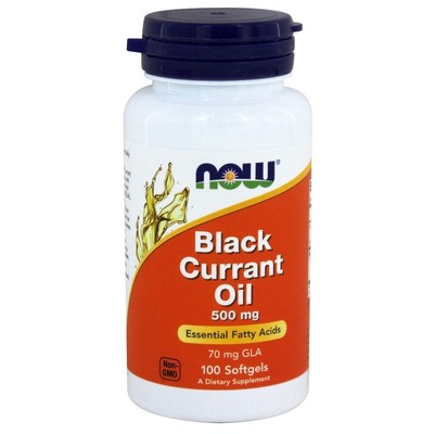 NOW Foods Black Currant Oil 500 mg., 100 Softgels