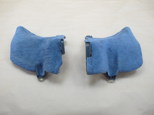 92-94 LEXUS ES300 VCV10 FRONT RIGHT & LEFT LOWER KICK TRIM PANEL BLUE SET OEM - Picture 2 of 13