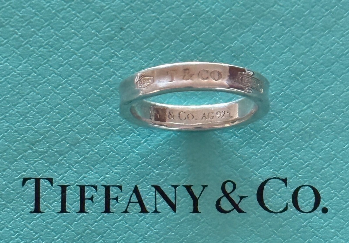 Tiffany & Co. 1837リング シルバー 10号 Tiffany & Co. 1837 Ring Narrow Sterling Silver 925 Size 10