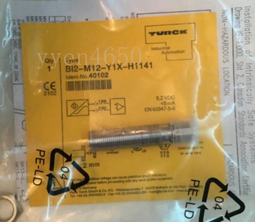 1PZ Nuovo TURCK Fotoelettrico BI2-M12-Y1X-H1141 SENSORE INTERRUTTORE DI PROSSIMITÀ - Foto 1 di 2