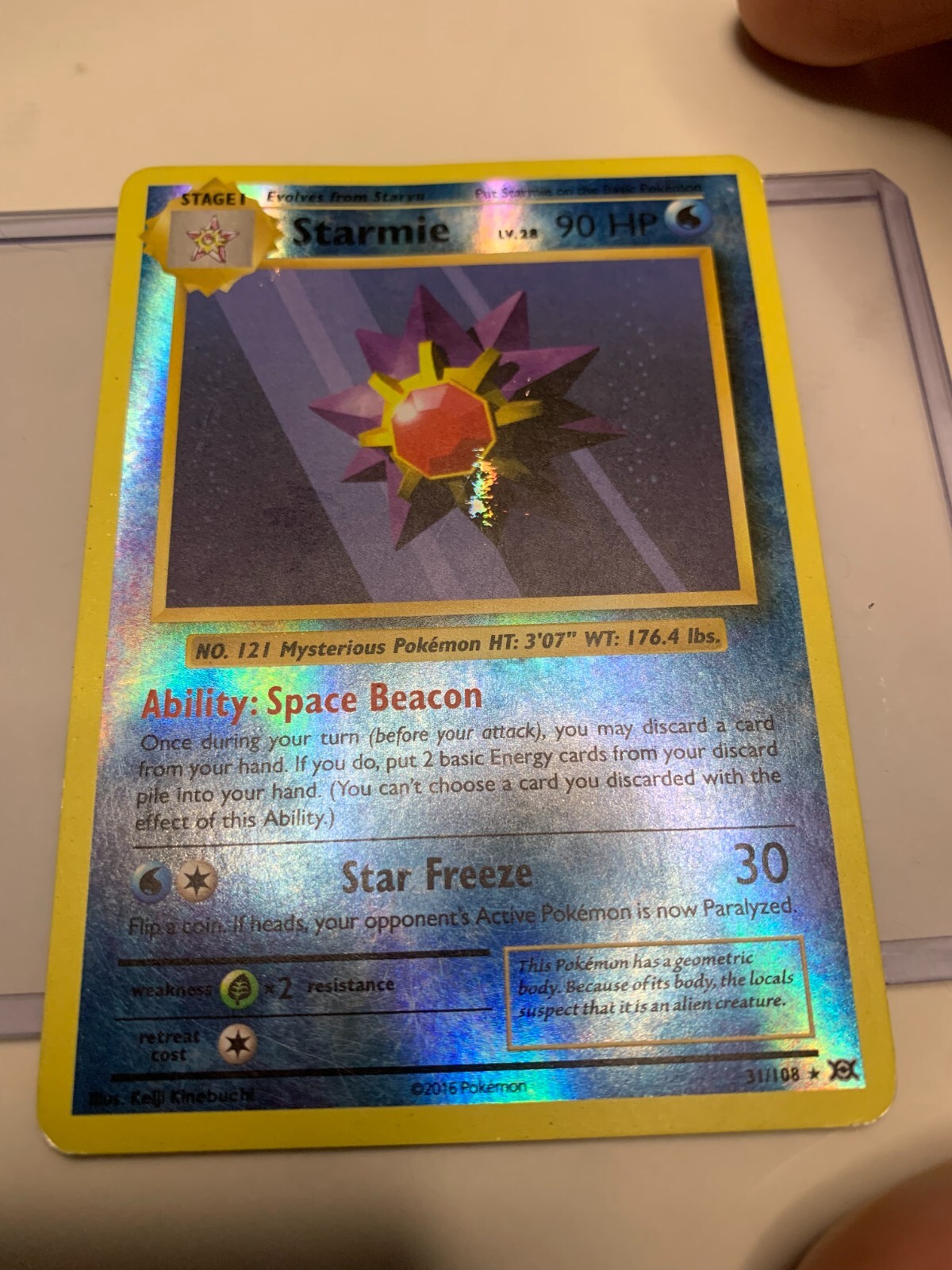 Starmie 31/108 Evolutions Reverse Holo *Smoker’s Collection*
