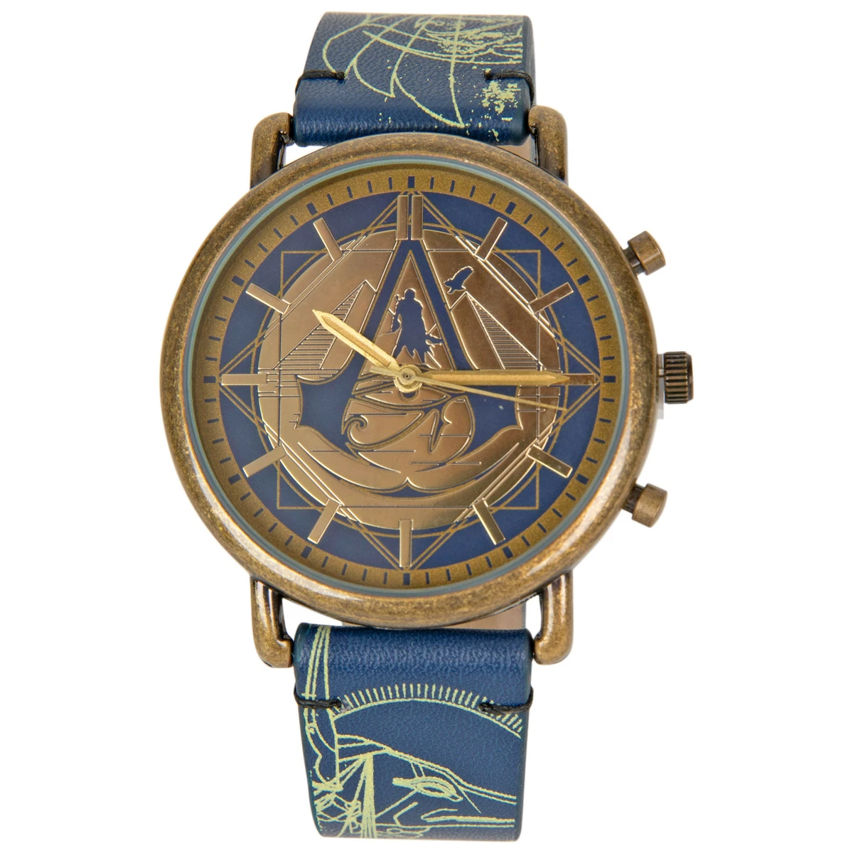 Assassin&#039;s Creed The Assassins Insignia Gold Face Watch Gold | eBay