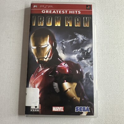 Iron Man (Sony PSP, 2008) Greatest Hits Complete with Manual CIB Tested!!!