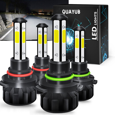 9005 9006 LED Headlight Hi/Lo beam Kit Bulbs For Freightliner Coronado 2013-2018