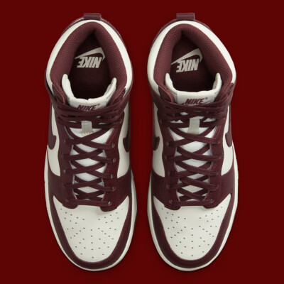 Size 10.5 - Nike Dunk High Burgundy Crush W for sale online | eBay