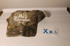 Old Milwaukee Beer Camo Trucker Baseball hat cap Hook and Loop Realtree