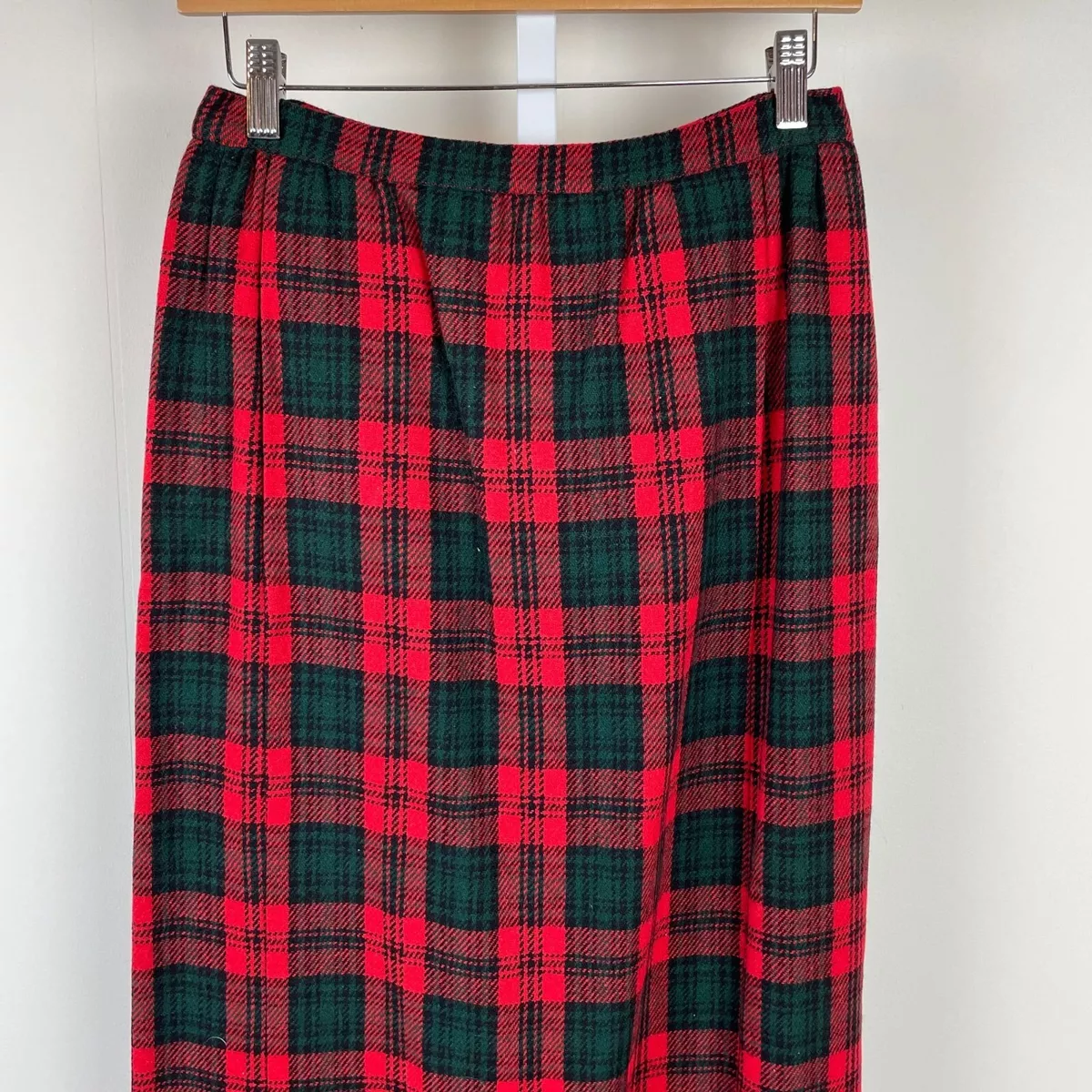Christmas plaid top skirt 100