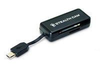 Stealth Cam Micro Usb Otg Memory Card Reader For Android Devices, Black Stealth Cam Micro Usb Otg Memory Card Reader For Android Devices, Black