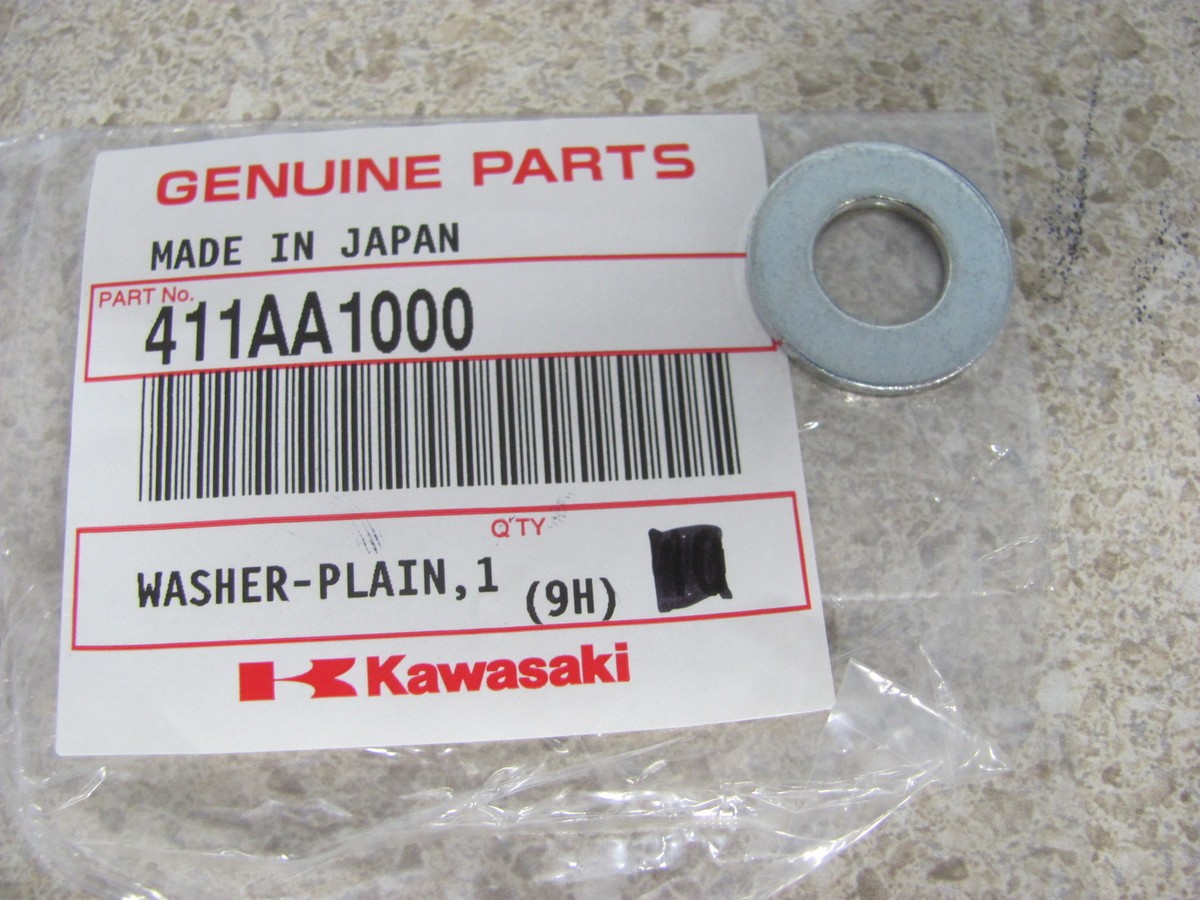 SHARP　WJ-HW10A-W NOS OEM Kawasaki 10mm Washer 2006-2013 KLX110 KLZ1000-ADF ZX