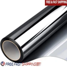 One Way Window Privacy Film UV Protection Static Cling Heat Control Reflective