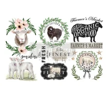 Sweet Lamb - Redesign With Prima Mini Decor Transfer Furniture Decal