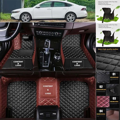 For Toyota Land Cruiser Car Floor Mats All Weather Leather Carpets Cargo Liners - Picture 3 of 28