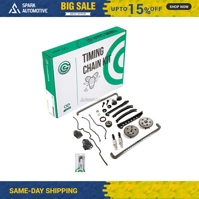 Timing Chain Kit Cam Phaser VCT Selenoid Fit 04-10 Ford 5.4 TRITON