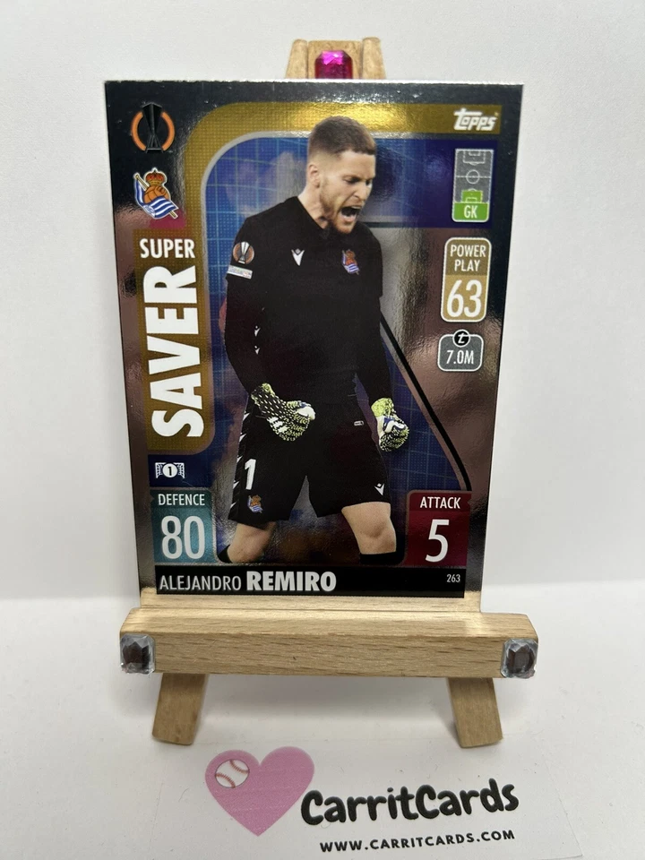 ALEJANDRO REMIRO 2021-22 Topps Match Attax Soccer Super Saver #263 - Image 3 of 4
