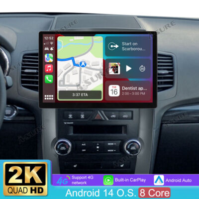 8-Core Android 14 2K Autoradio CarPlay DSP BT GPS Navi Für KIA Sorento 2009-2013