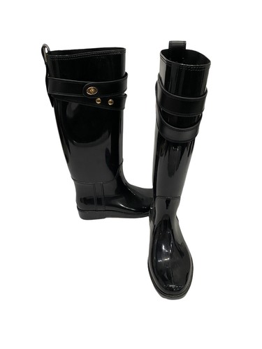 tall coach rain boots