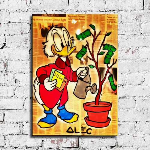 36x24" Alec Monopoly "SEEDS" HD print on canvas rolled up print contemporary art - Picture 2 of 7