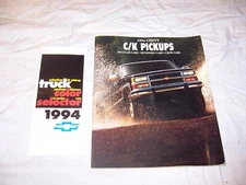 1994 Chevy Pickup Truck Dealer Brochure + Paint Selector Original GM NOS