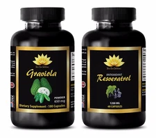 Antioxidant now - GRAVIOLA – RESVERATROL COMBO - resveratrol forte supplements