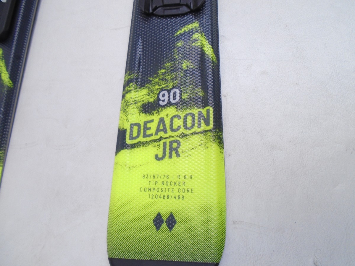 VOLKL 2023 DEACON JR 90 BLACK/ GREEN 120469.090 BOY'S 90CM