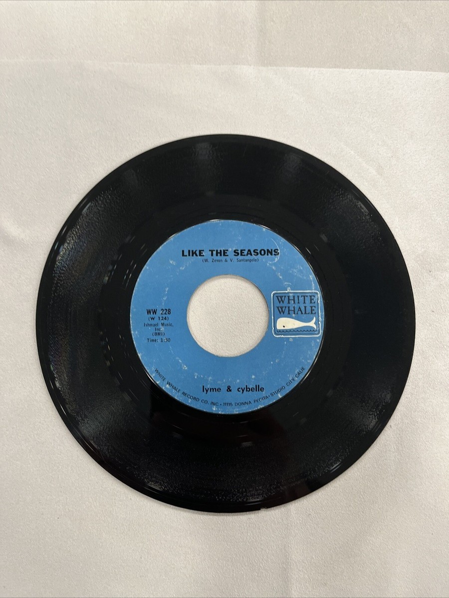 【米ORIGINAL プロモ白レーベル LP】 WARREN ZEVON S/T Lyme & Cybelle Follow Me & Like The Seasons Warren Zevon