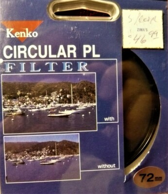 KENKO C-PL Circular Polarizer Filter. 72mm. Japan. NEW !