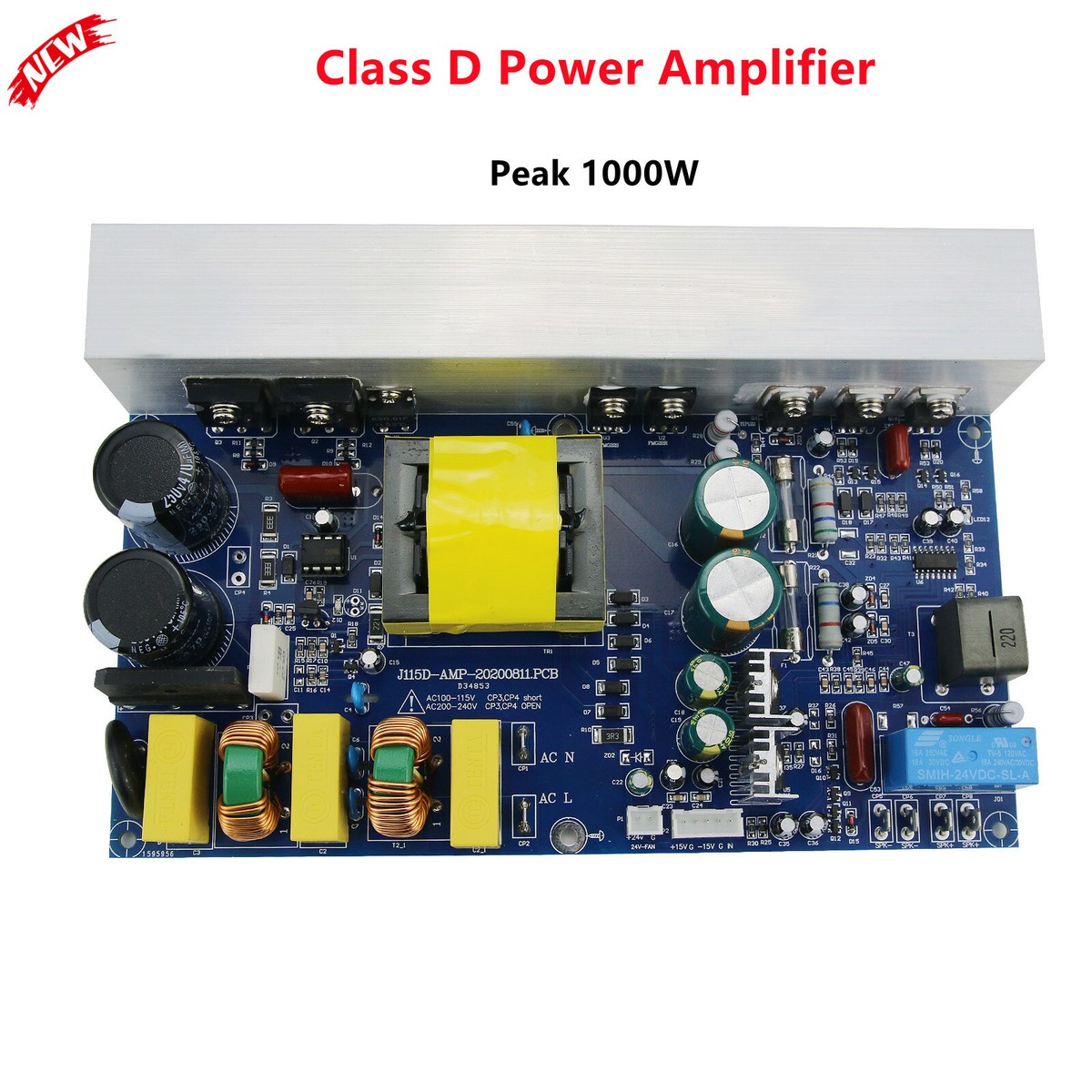 High Power Amplifier Board Class D Mono Power Amp 1000W with
