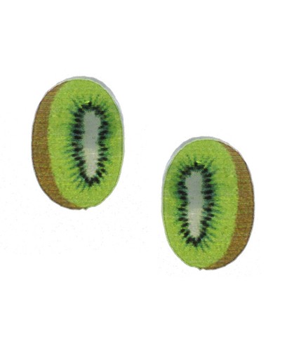 Fruit Theme Kiwi Stud Earrings for Women Casual