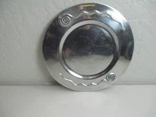 Vintage Holland Boone polished pewter plate spiral serving party