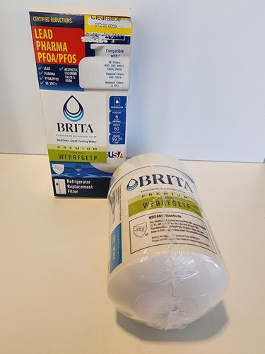 Brita Refrigerator Replacement Filter, Model WFBRFGE1P, Premium Sealed - Picture 3 of 4