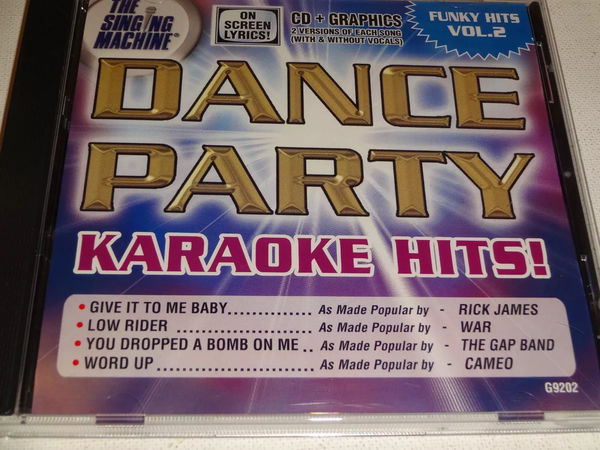KARAOKE CD+G FUNKY HITS V.2 (See pix for alts) Singing Machine