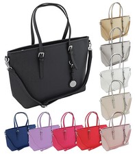Damen Designer Tasche Handtasche Shopper Leder-Optik geprägt- viele Farben! 5221
