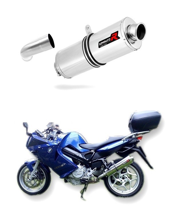 Exhaust silencer muffler DOMINATOR OVAL BMW F800ST 06-12 + DB KILLER | eBay