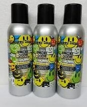 Smoke Odor Exterminator Happy Daze 7 oz Large Spray Set of Three Cans