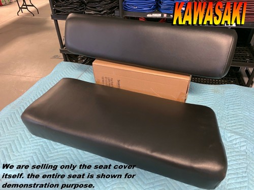 KAWASAKI MULE 400 600 610 NEW SEAT COVER. UTV 4X4 BLack covers 664B - Afbeelding 1 van 7